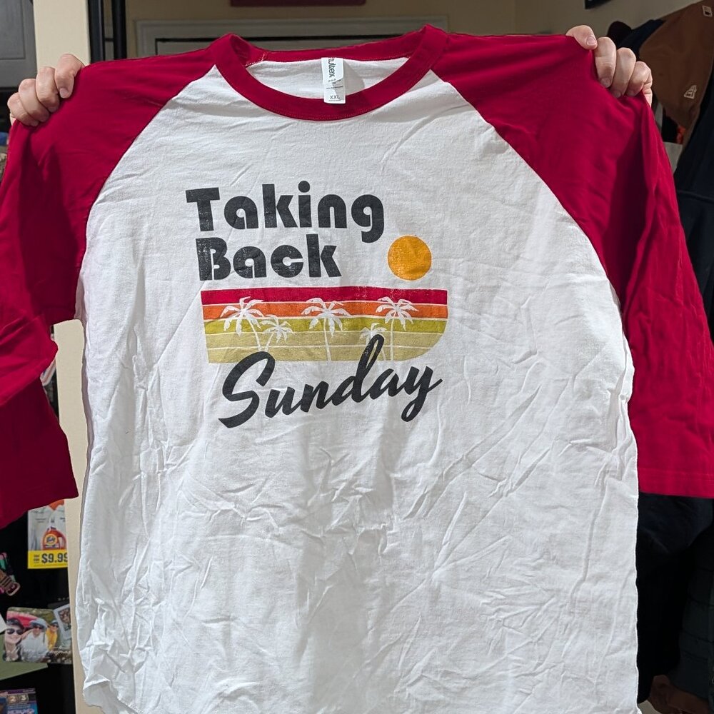 Taking Back Sunday - Pop Punk/Emo T-Shirt - Tropical Palm Trees - Size XXL